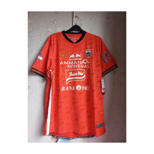 Persija Official Jersey Rep Third Kit Player Orange 2020