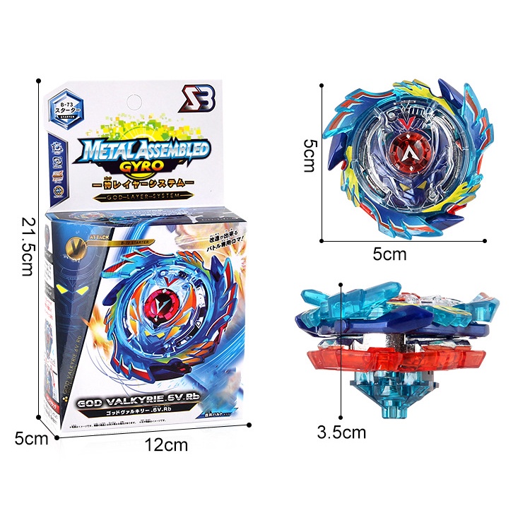 Mainan Gasing Beyblade Burst Starter Fusion B-73 B-74 B-92 B-97 Bahan Alloy Untuk Anak