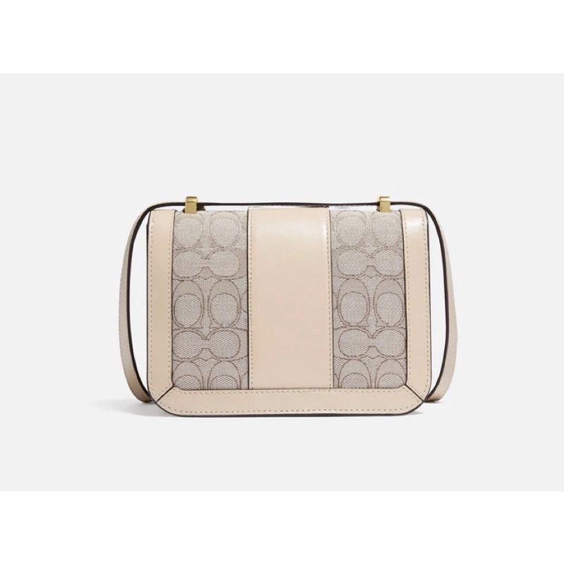 Coach Alie Shoulder Bag In Signature Jacquard With Snake Skin (C3760)