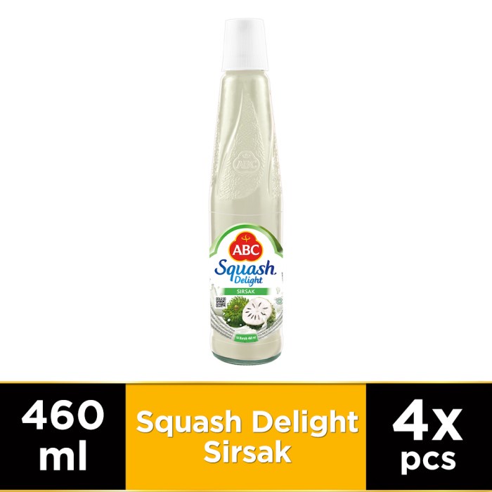 

bf011bb Abc Sirup Squash Delight Sirsak 460 Ml - Multi Pack 4 Pcs Ds201Fs
