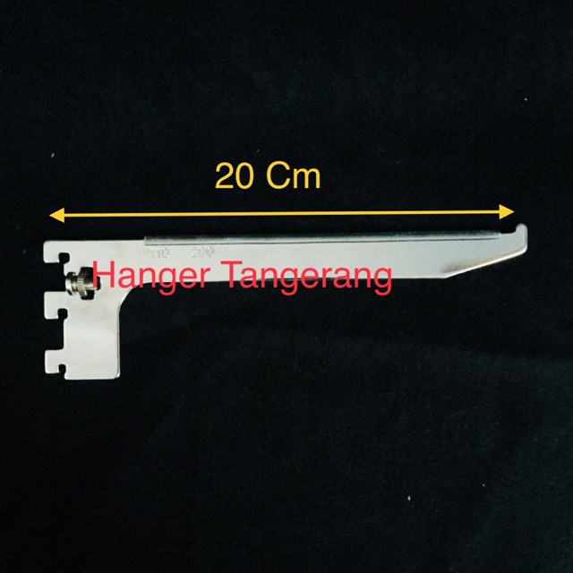 Daun Bracket Kaca 20 Cm