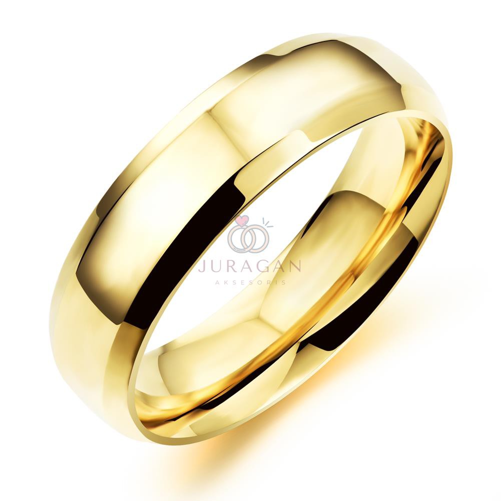 [HIGH QUALITY] Cincin Couple BUCIN R99 Titanium Ukir Nama + Box Cincin Beludru + BONUS Gelang Couple