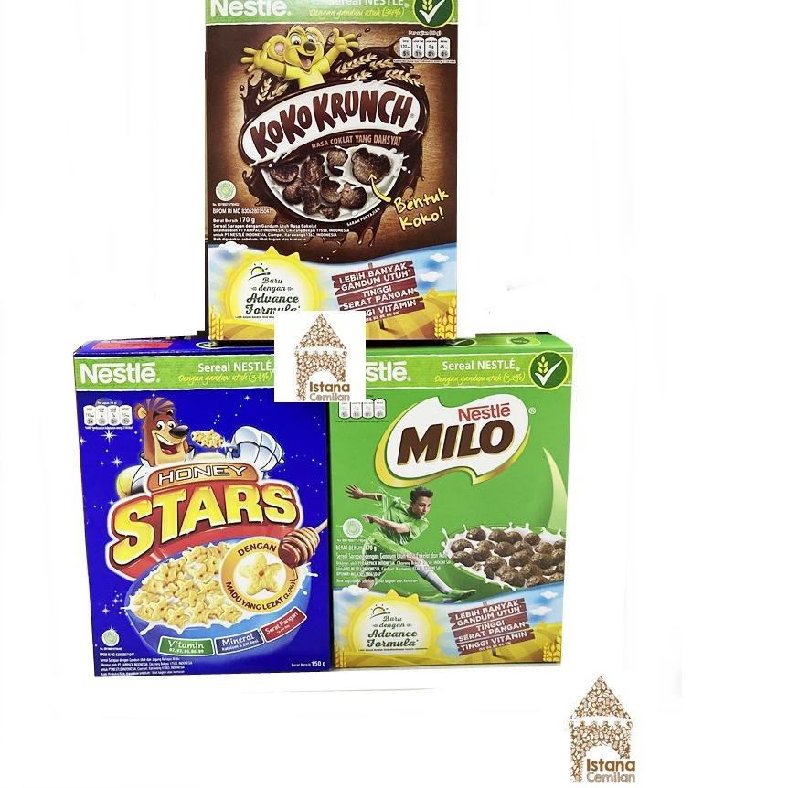 

Terkini Nestle Sereal Koko Krunch / Honey Stars / Milo 170 Gram,,