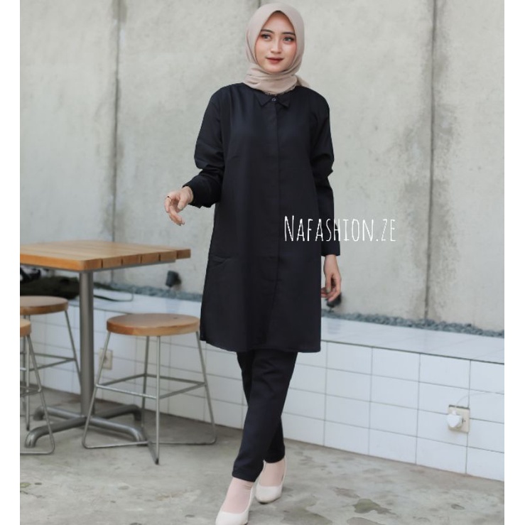 TUNIK KATUN TOYOBO FODU ORI - KEMEJA TUNIK PUTIH - KEMEJA TUNIK JUMBO PREMIUM - KEMEJA PUTIH