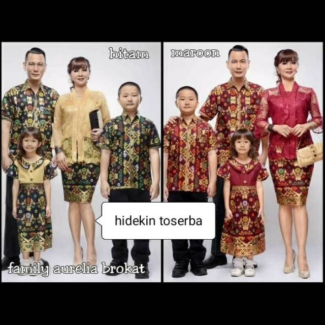 Sarimbit Couple Keluarga Familly Batik Jumbo Rok Blus Blouse Aurel