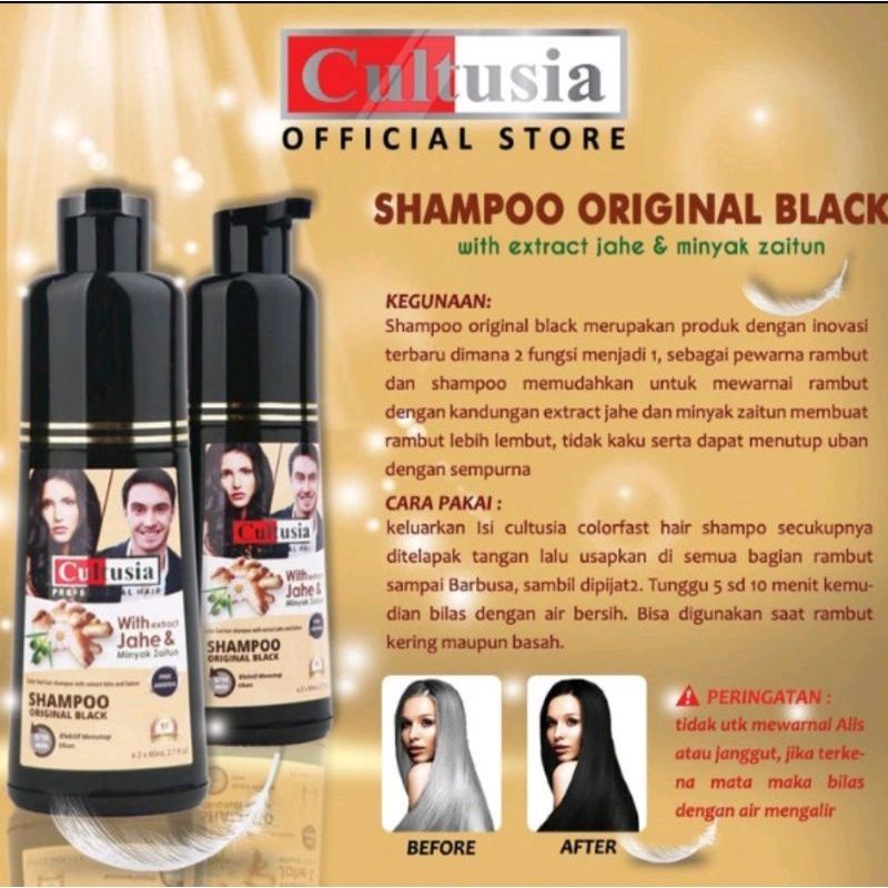 SHAMPOO CULTUSIA ORIGINAL/SHAMPOO UBAN CULTUSIA