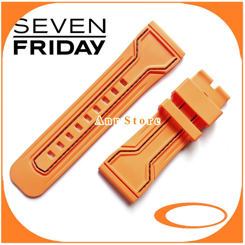 Tali Jam Tangan SF Seven Friday 7Friday Rubber 28 mm Premium