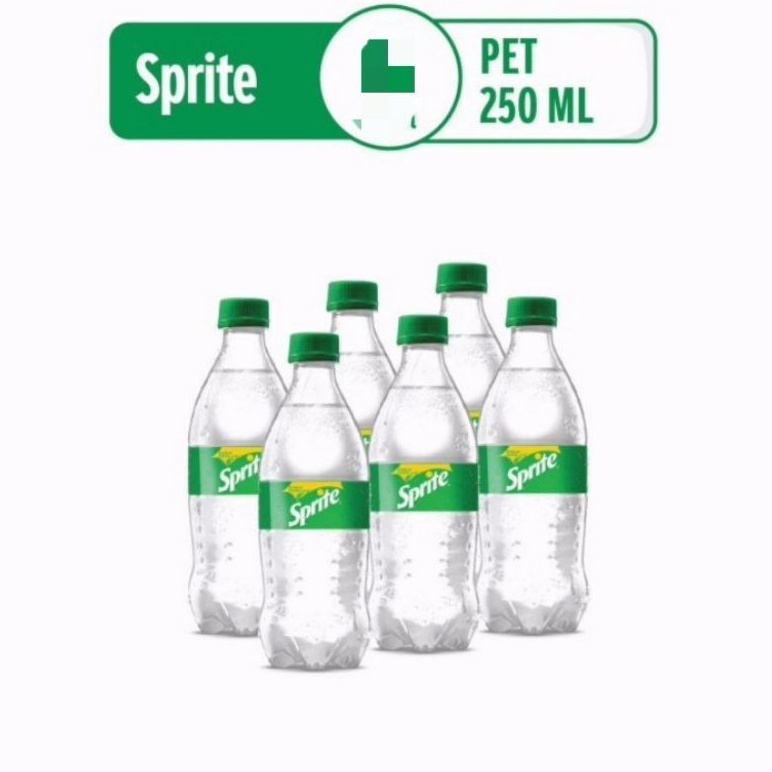 

Sprite Pet 250ml isi 12botol