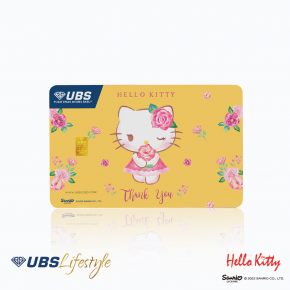 Logam Mulia UBS Sanrio Thank You Hello Kitty 0.1 Gram | LM Emas 24 Karat Hello Kitty 0,1 Gram
