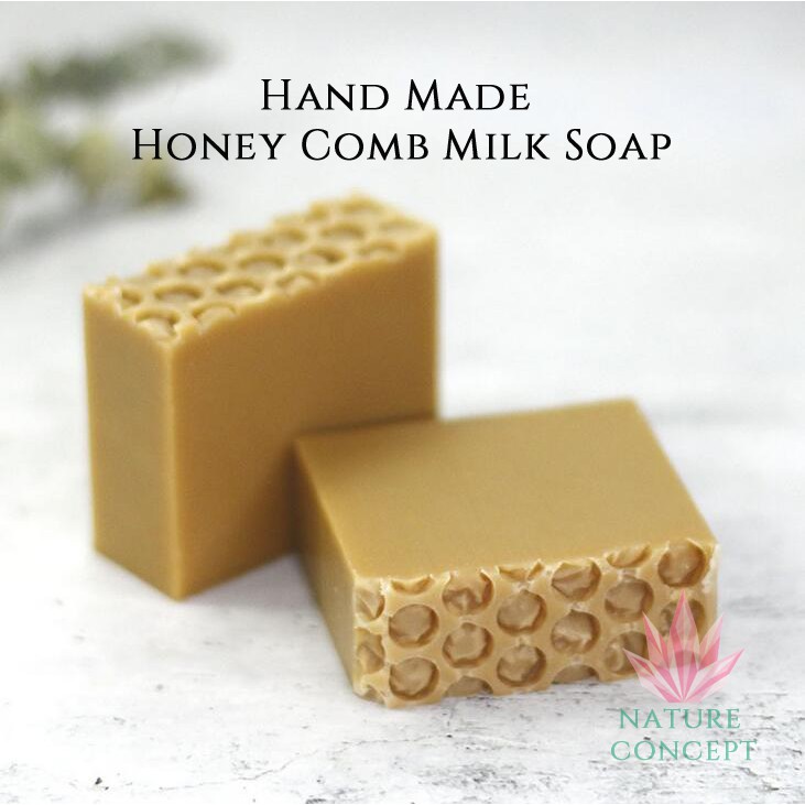 Sabun Cuci Muka Unik Organic Honey Comb Milk Soap Handmade soap