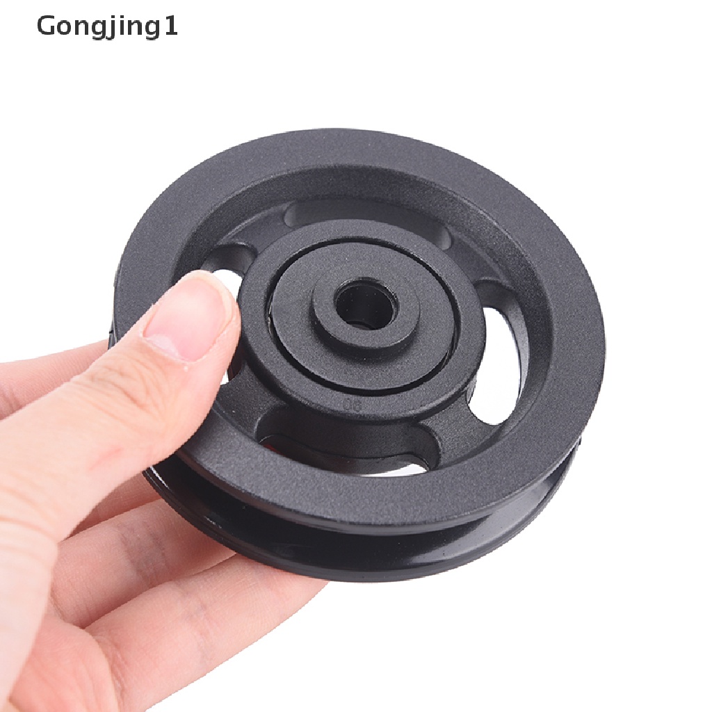 Gongjing1 Roda Katrol bearing 90mm Warna Hitam Untuk Kabel gym