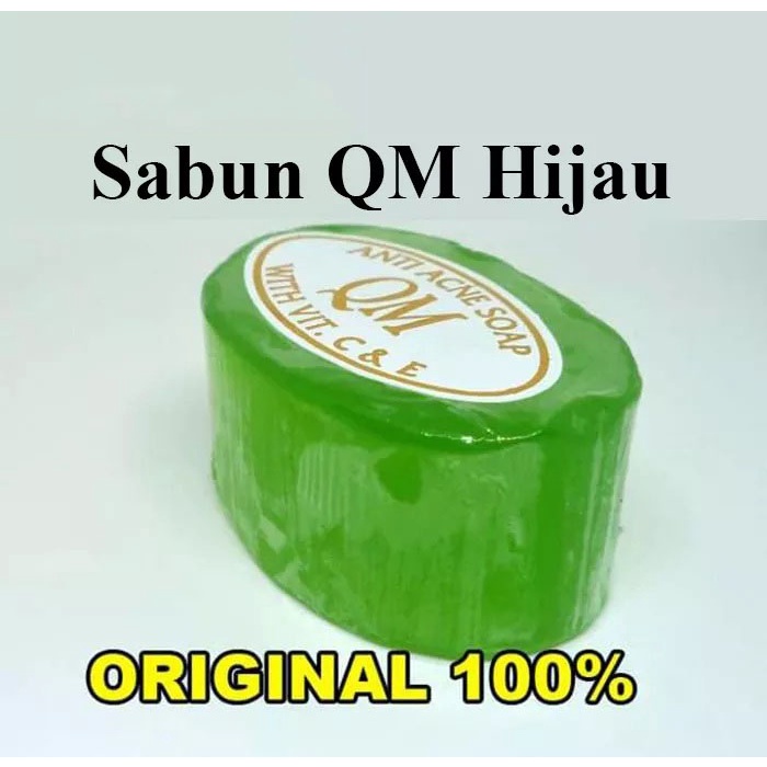 HOPE STORE - BISA COD - SABUN ANTI ACNE HIJAU /SABUN ANTI JERAWAT - MENGHILANGKAN KOMEDO DAN FLEK HITAM - SABUN JERAWAT