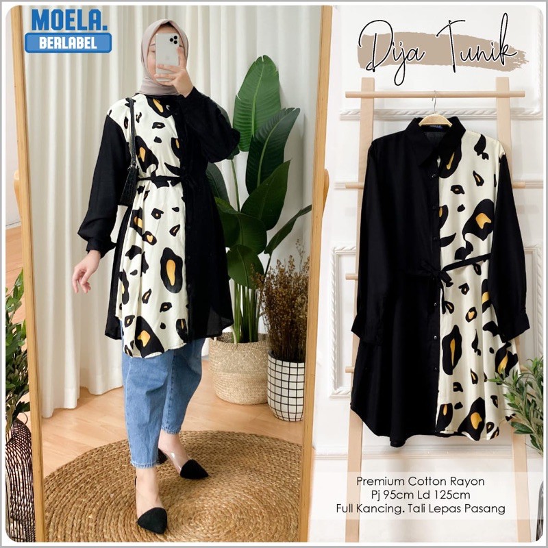 DIJA TUNIK KATUN RAYON PREMIUM by moela