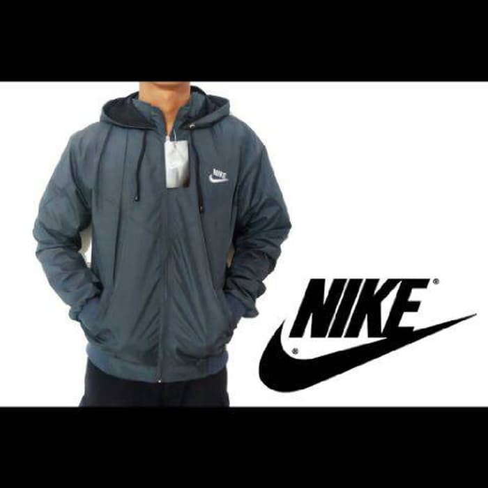 JAKET PARASUT NIKE ABU TUA WINDRUNNER WINDBREAKER BISA WATERPROOF