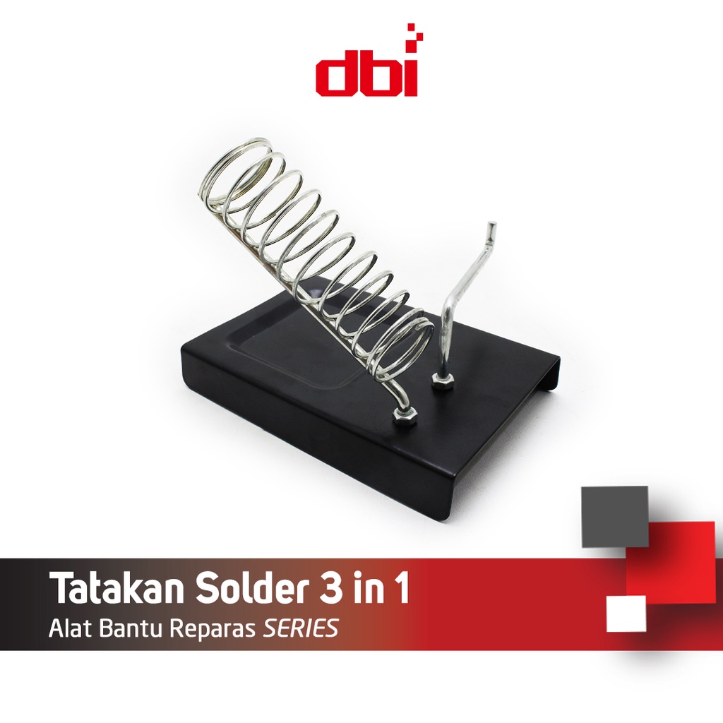 Stand Solder Dudukan Solder Tatakan Solder Tempat Solder Spiral 3IN1