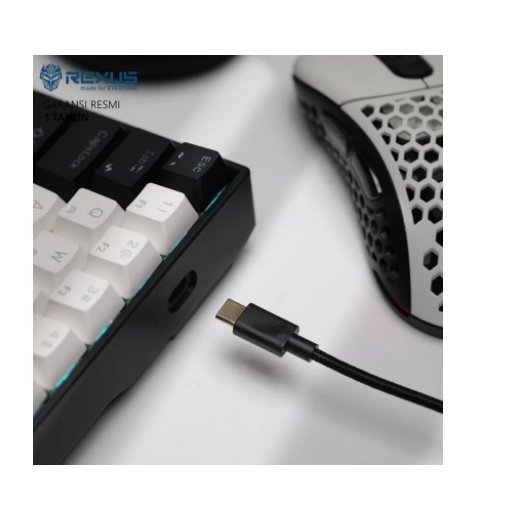 Keyboard gaming mini rexus wired usb 3.0 bluetooth 5.0 mechanical 71 keys tkl rgb for pc laptop macbook daxa m71 pro m-71