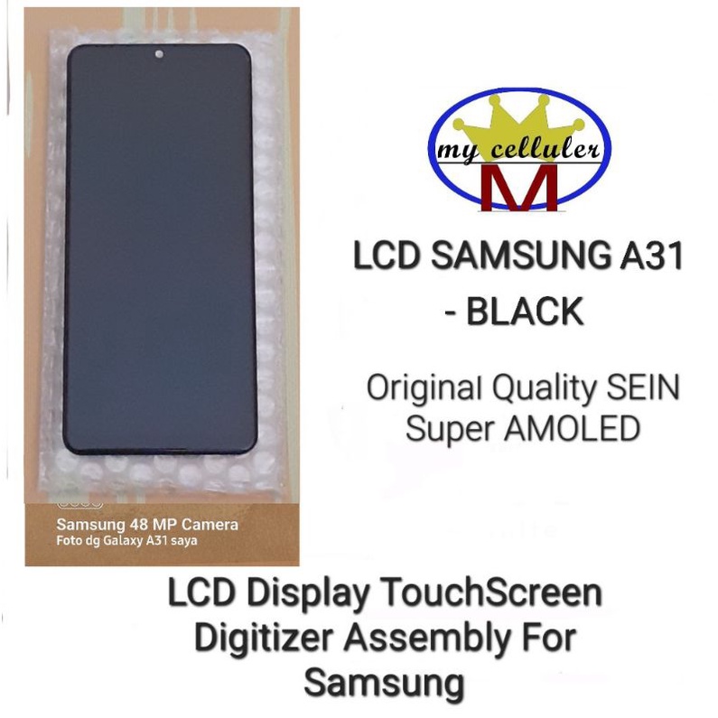 LCD SAMSUNG A31 - A50 ORIGINAL SEIN 100% (Super AMOLED) Ori Copotan +FRAME