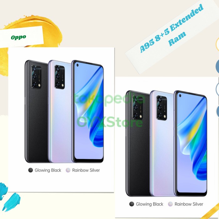 OPPO A95 8GB/128GB [33W Flash Charge, 5000mAh Battery, NFC, 48MP