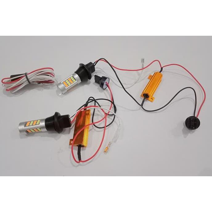 Lampu Sein Soket Bayonet T20 Dual Fungsi Bisa Jadi Drl Otop44 Buru Order