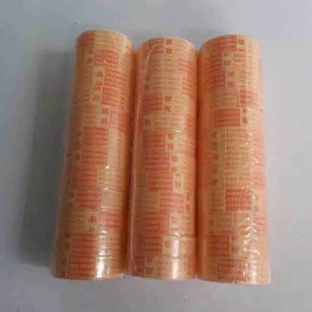 

Isolasi Bening Millenium per Slop (isi 12 roll)