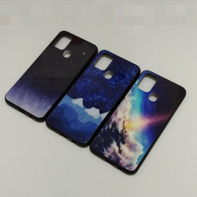 Case Glass VIVO Y50 Y30 Hard Case Glass Luxury Motip Cover