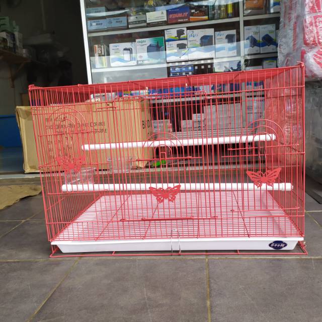 Kandang Besi Lipat Kucing Kelinci Anjing Burung dan Hewan Lainnya Merk BOOM