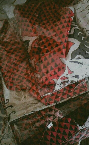 Batik Couple Keluarga Busui Sania Ruffle Ori Ndoro Jowi Mowo Maroon Batik Pekalongan