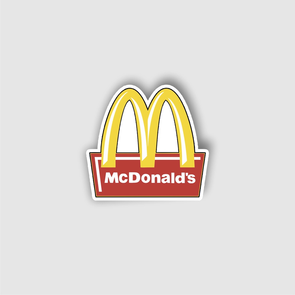 

Stiker Sticker Brand Logo MCD Mac Donald Label Graftac dan Vinyl Skate surf Band Grafiti pop art Case Phone Tumblr Laptop Casing Striping Aesthetic Band Hype Dinding Waterproof Clothing Murah