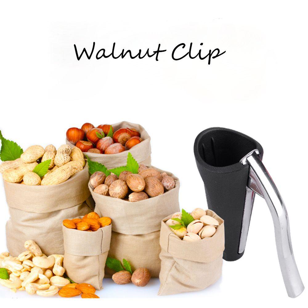 Top Walnut Klip Zinc Alloy Pembuka Kacang Cepat Pemipil Nutcracker Almond Nut Clamp Hazelnut Walnut Tang