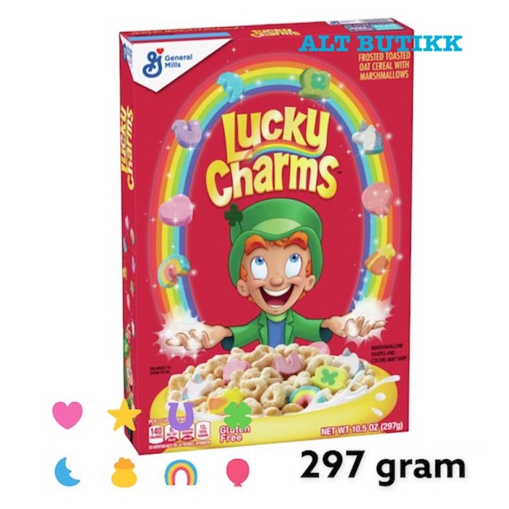 

LUCKY CHARMS CEREAL WITH MARSMALLOW 297 gram | PRODUCT OF USA