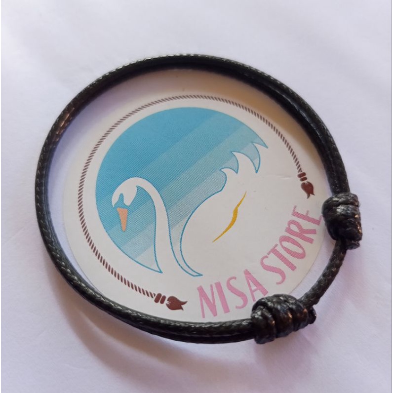 GELANG HITAM POLOS / GELANG TALI KOREA ASLI KHAS BALI