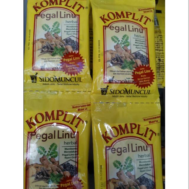jamu pegel linu komplit sido muncul