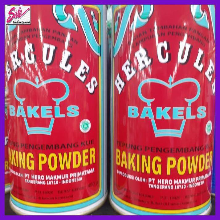

DERPOWBAKING- HERCULES BAKING POWDER 450GR -ASLIII.