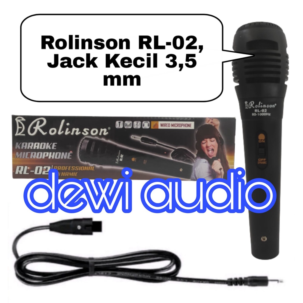 MIC MURAH ROLINSON RL01 / MICROPHONE KABEL ROLINSON RL-01