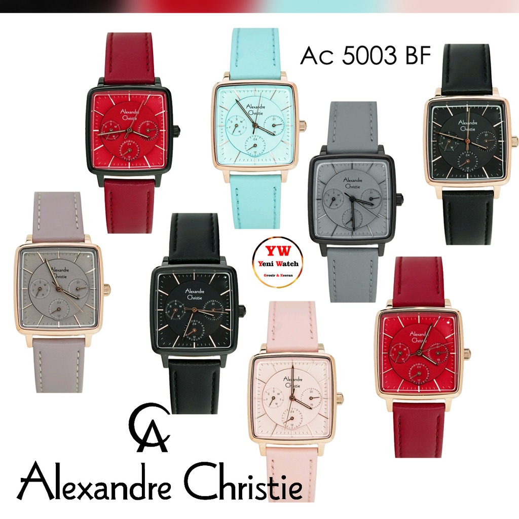 Alexandre Christie Ac 5003 / ac5003 Jam Tangan Wanita Original Garamsi Resmi 1 Tahun