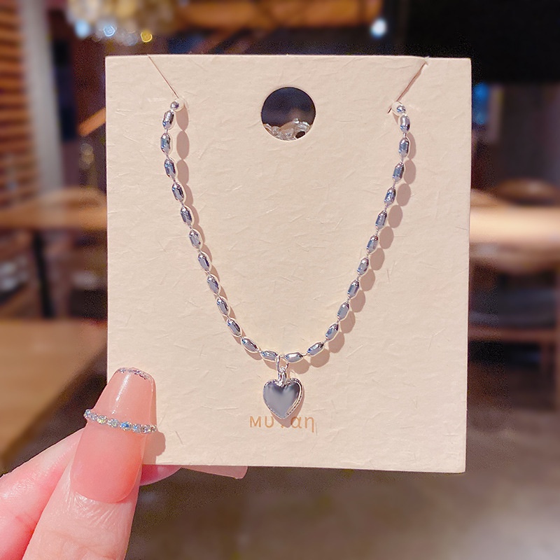 Gelang Tangan Rantai Aksen Hati Untuk Wanita
