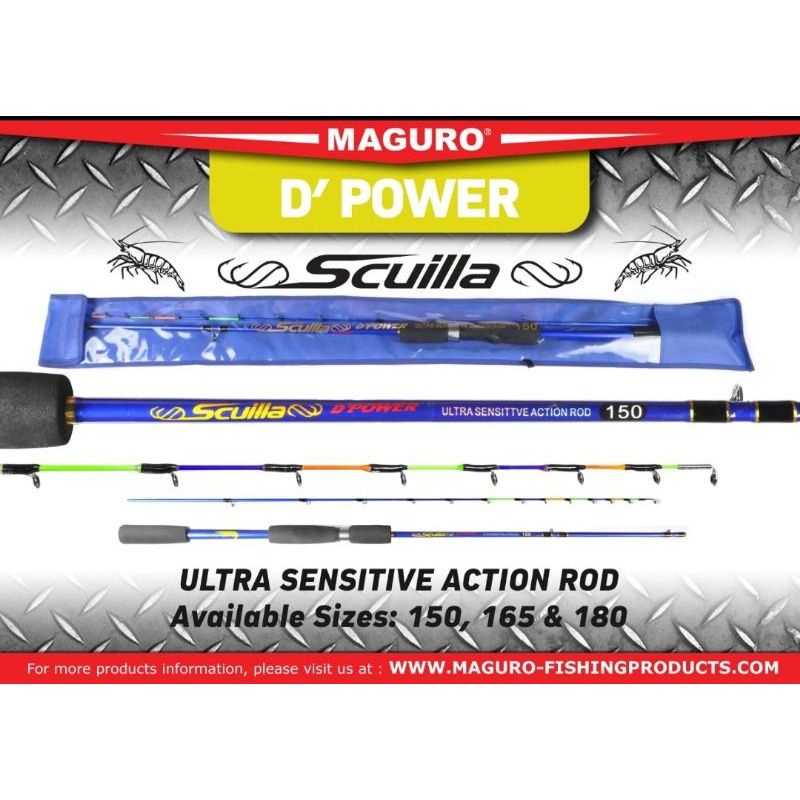 Joran Udang Galah Maguro Scuilla 150/165/180cm