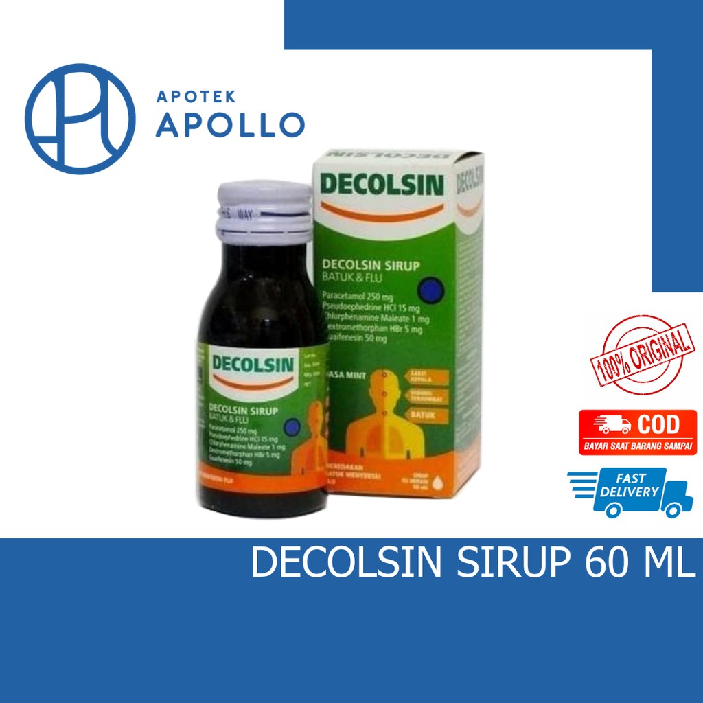 DECOLSIN SIRUP RASA MINT 60 ML