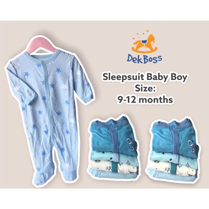 Sleepsuit bayi tutup kaki laki laki Jumper bayi laki laki panjang baju tidur bayi laki laki 6 12 bulan piyama bayi laki laki 1 tahun Setelan panjang bayi laki laki 6 12 bulan Baju pergi bayi laki laki 6 12 bulan