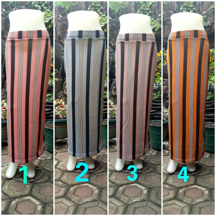 ROK SPAN MOTIF | ROK PANJANG MOTIF | ROK KERJA