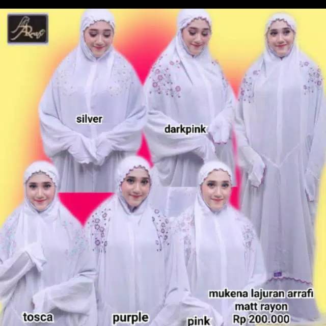 Mukena lajuran  dewasa Ar Rafi ORI