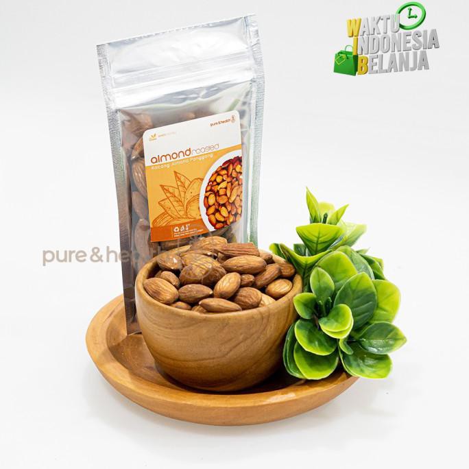 

Big Sale Kacang Almond Panggang Kupas Roasted 1 Kg Original Natural Super Food Big Sale