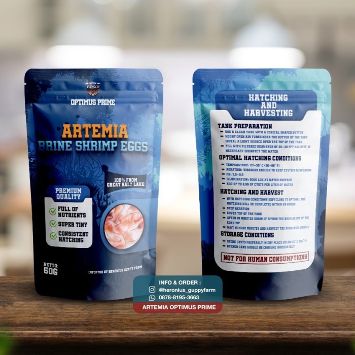 Jual Artemia Optimus Prime Net 50 Gram Limited