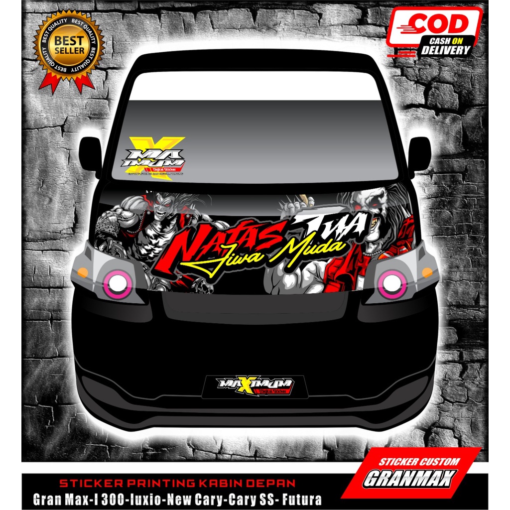 Sticker kabin Depan Mobil PIckup Grandmax / Sticker kabin depan Grandmax-Duniasticker-05