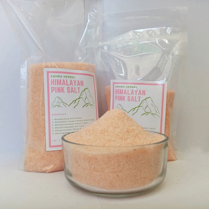 

Garam Himalaya Halus 1 kg 500 gr - Natural Himalayan Pink Salt Original Zahra Herbal