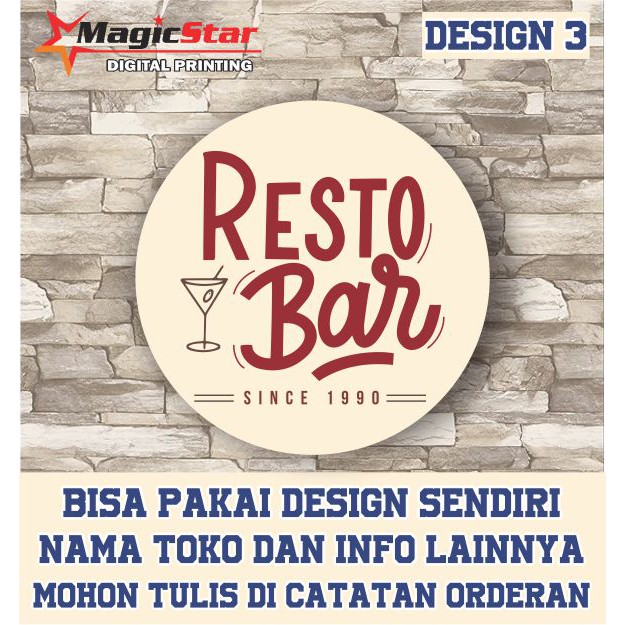 Sticker label custom bontak / label stiker logo cutting TERMURAH-LOGO 3