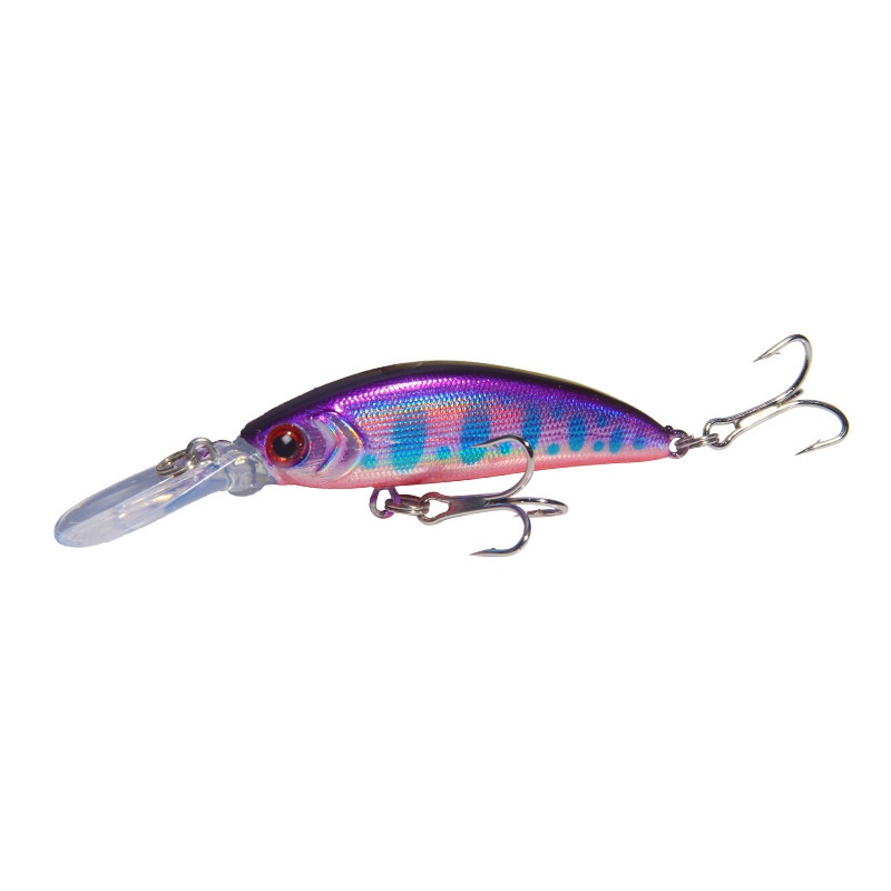 5 Colors Mini Minnow Lure 1PCS 6g/7cm Top Water Fishing Lure Bait SwimBait Lure Plastic Bait