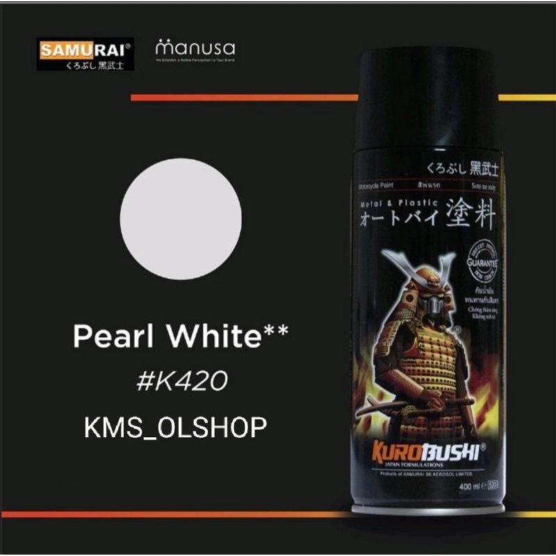 Pylox Samurai #K420** Pearl White/Samurai Paint #K420**  Pearl White
