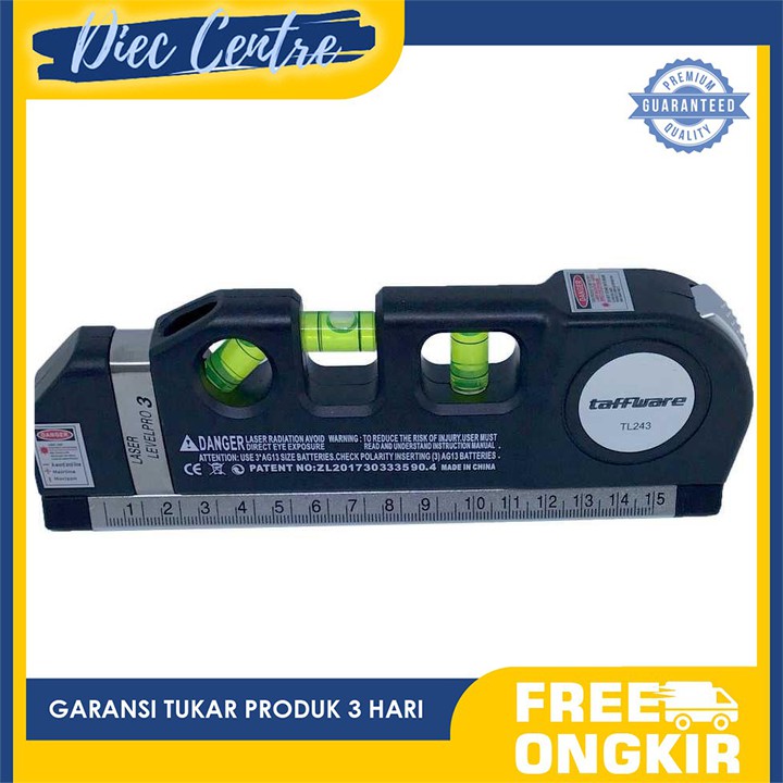 

Penggaris Laser Horizontal 250CM + Waterpass Barang Limited