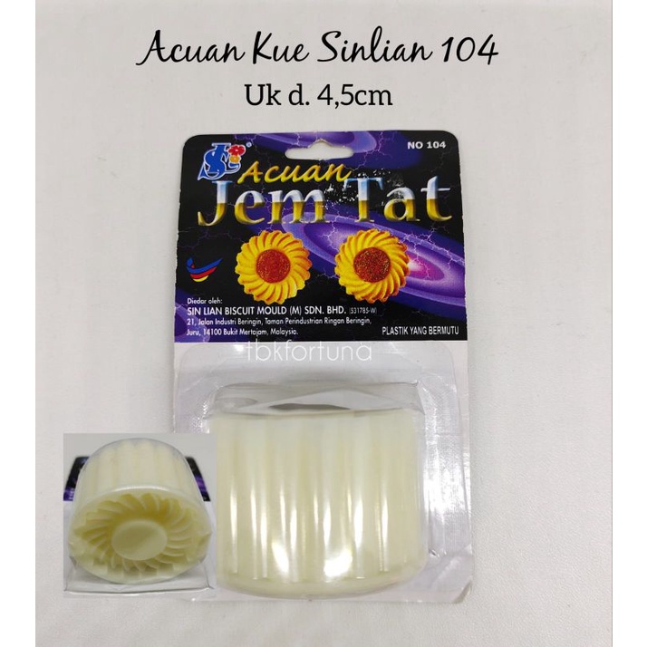 Acuan Kue Jem Tat Sinlian 104
